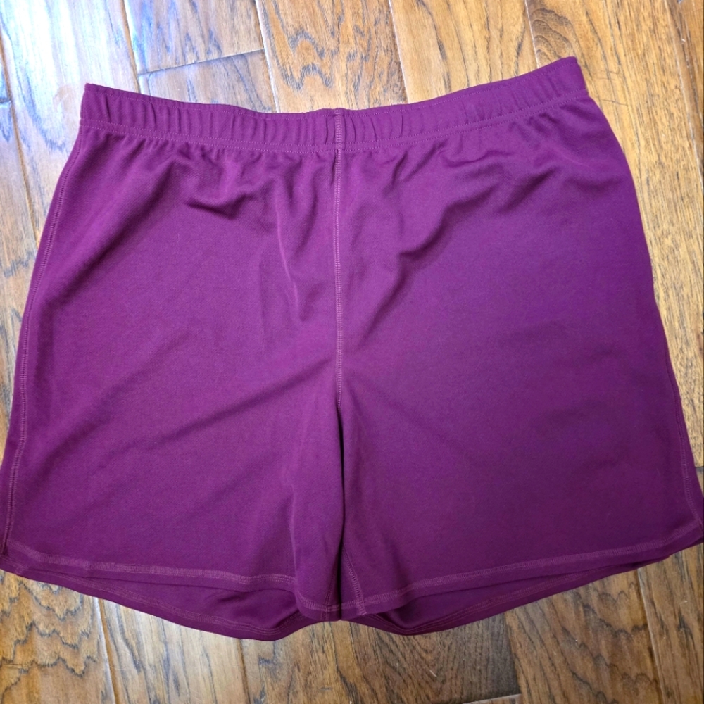 Lands' End Maroon Athletic Shorts Lightweight sz Large